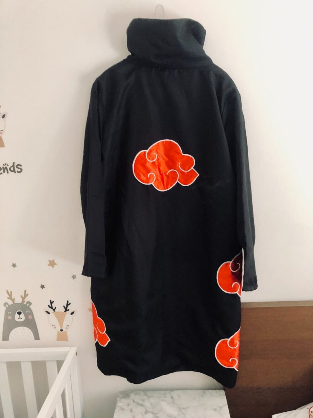 Naruto Akatsuki Cosplay Costume Cloak Robe Trench for Adult / Teen L/XL Obito - Picture 5 of 11